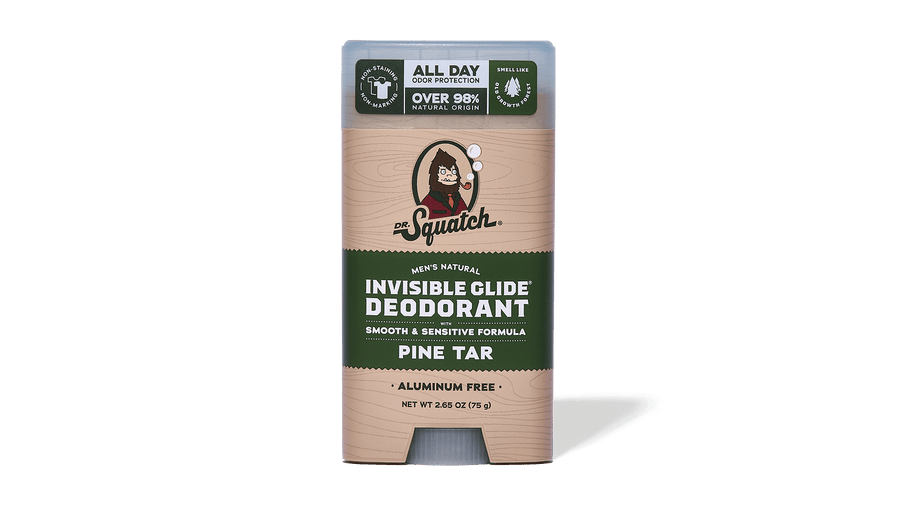 Pine Tar Invisible Glide Deodorant - Essential Active Shield