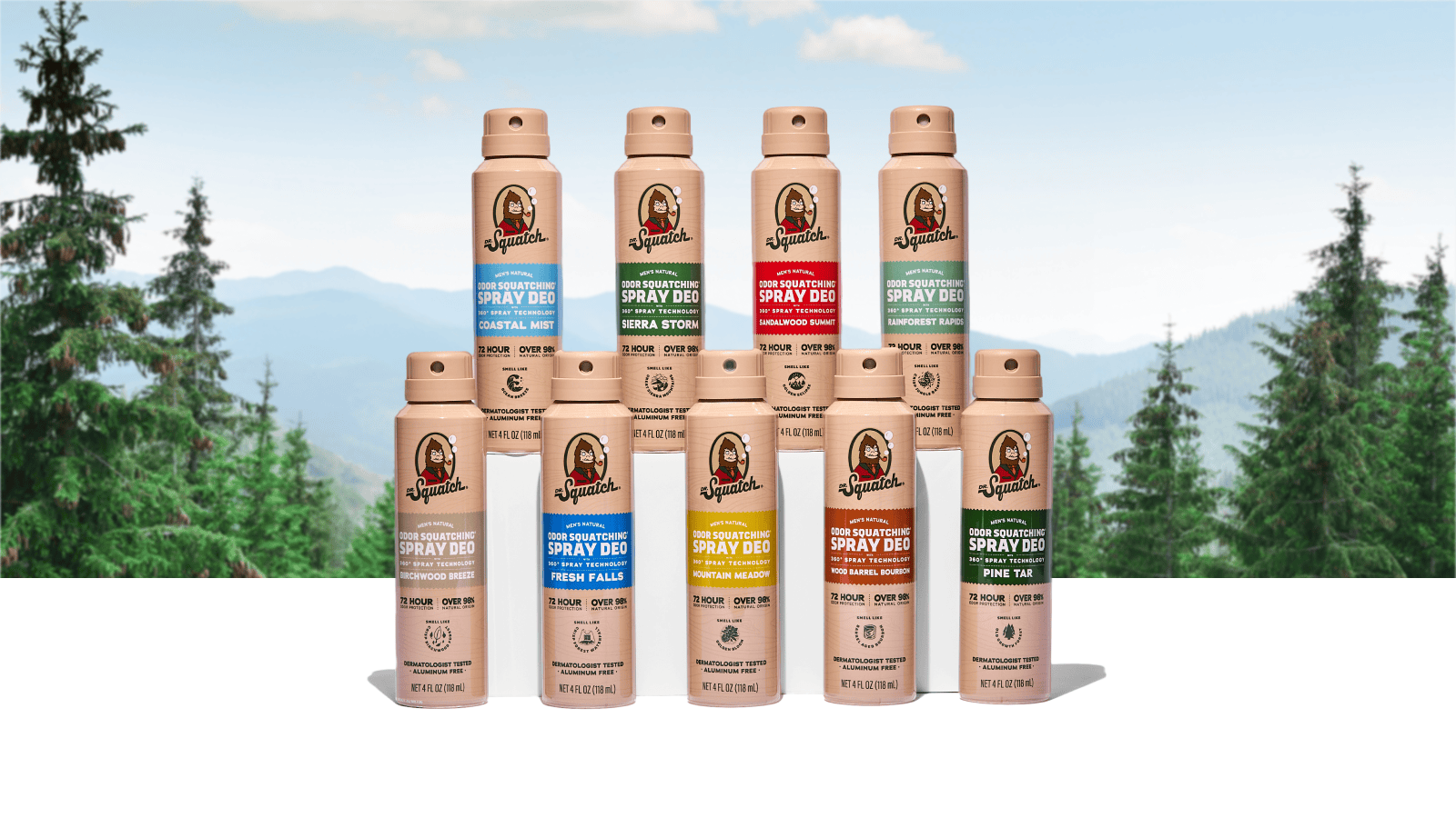 Spray Deodorant 6-Pack - Clean Carry