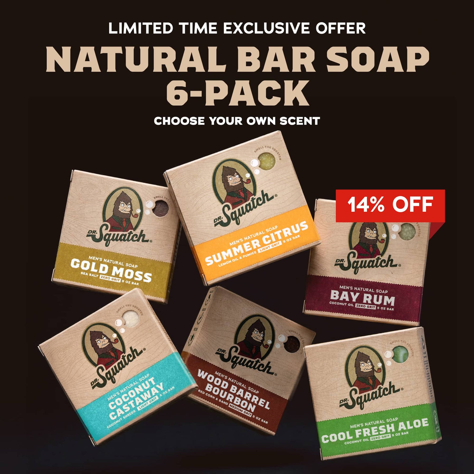 Exclusive: Bar Soap 6-Pack - Classic Pack