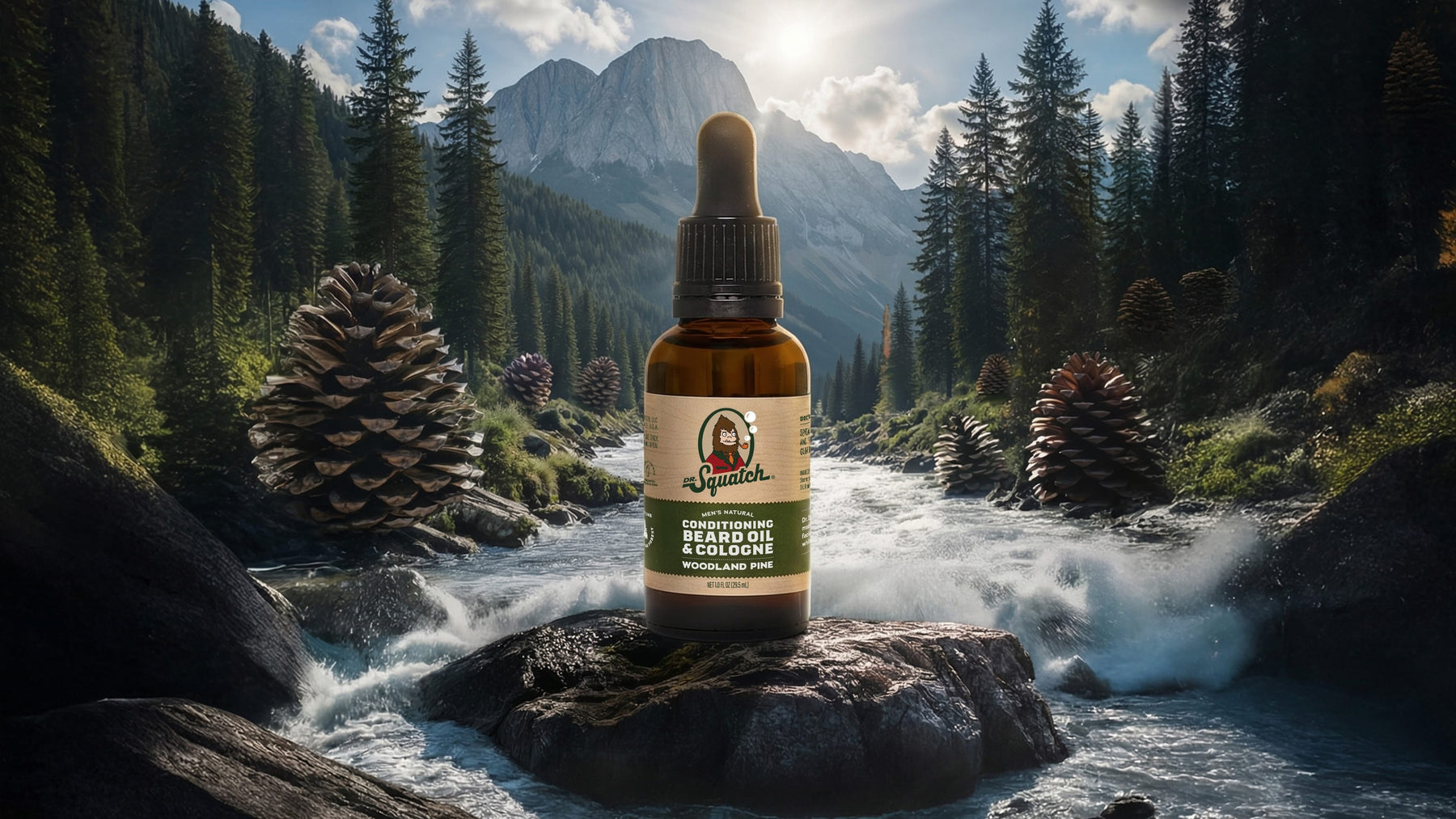 Conditioning Beard Oil & Cologne Woodland Pine - Fresh Daily Style