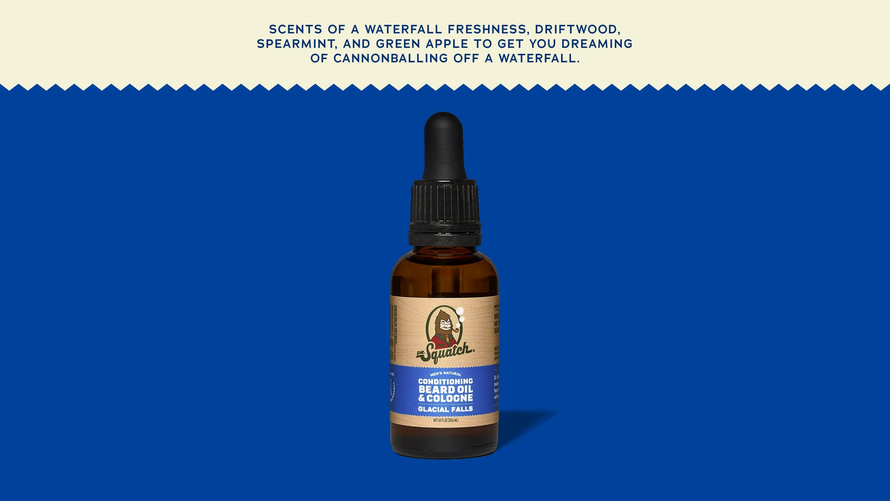 Conditioning Beard Oil & Cologne Glacial Falls - Bright Fresh Signature