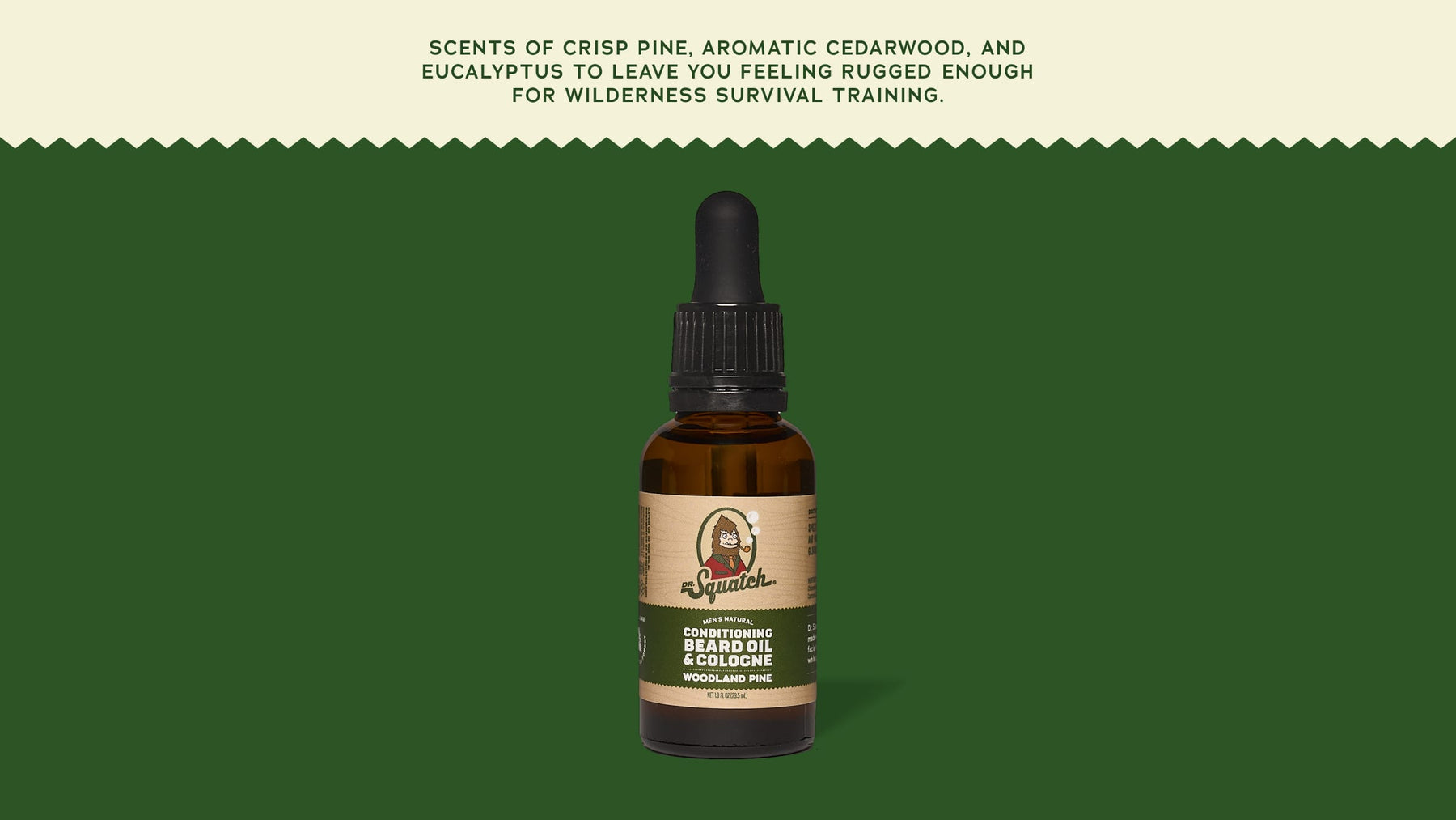 Conditioning Beard Oil & Cologne Woodland Pine - Fresh Daily Style