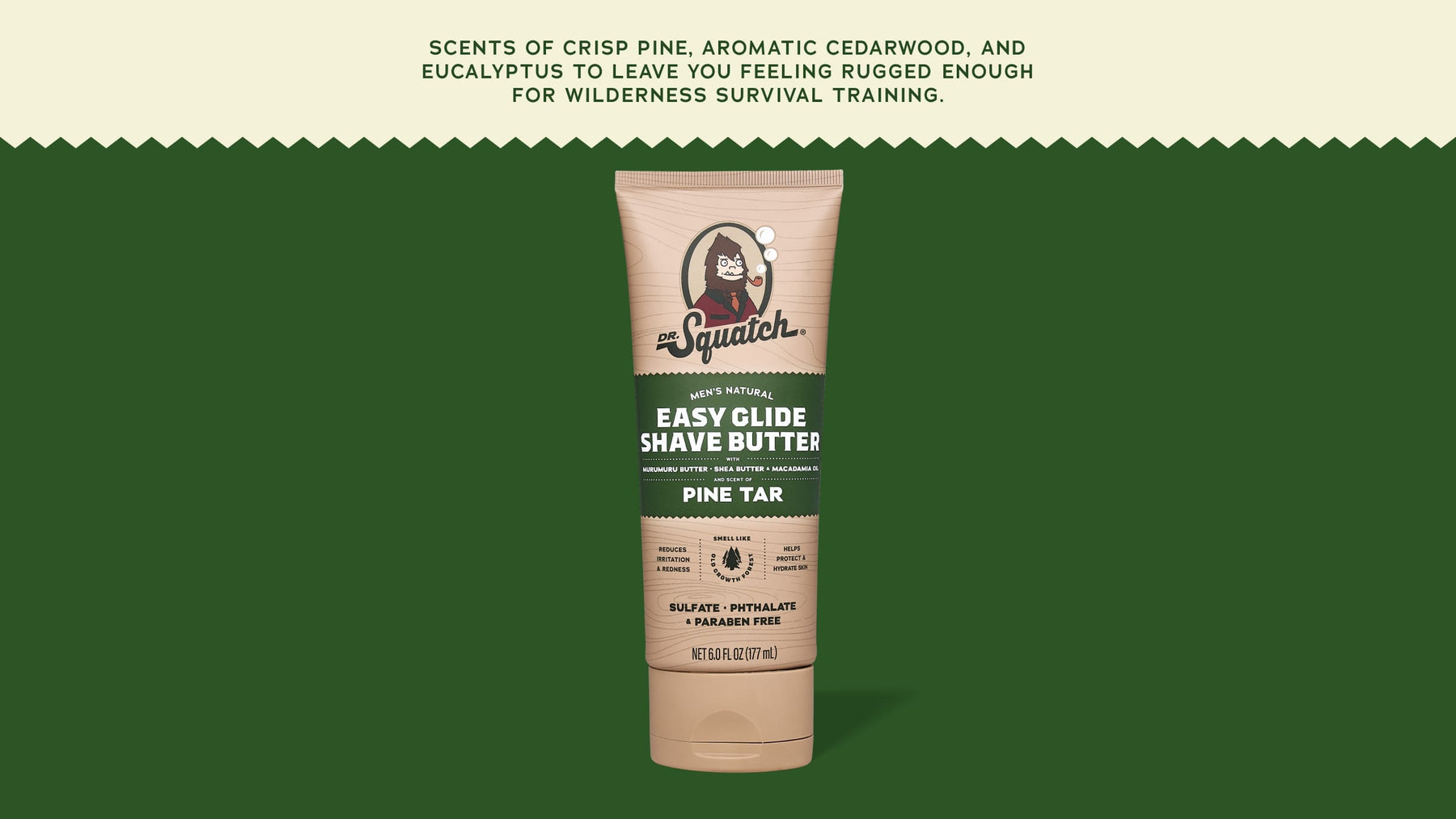 Easy Glide Shave Butter Pine Tar - Bright Daily Fresh