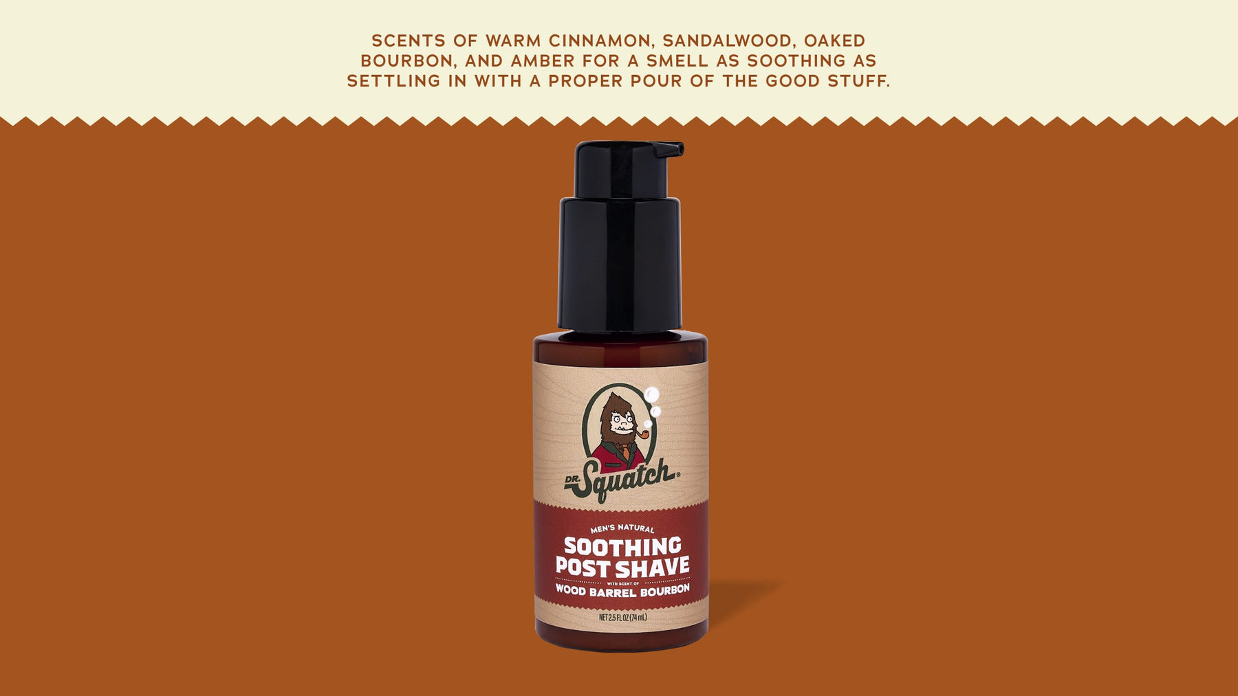 Soothing Post Shave Wood Barrel Bourbon - Warm Finish