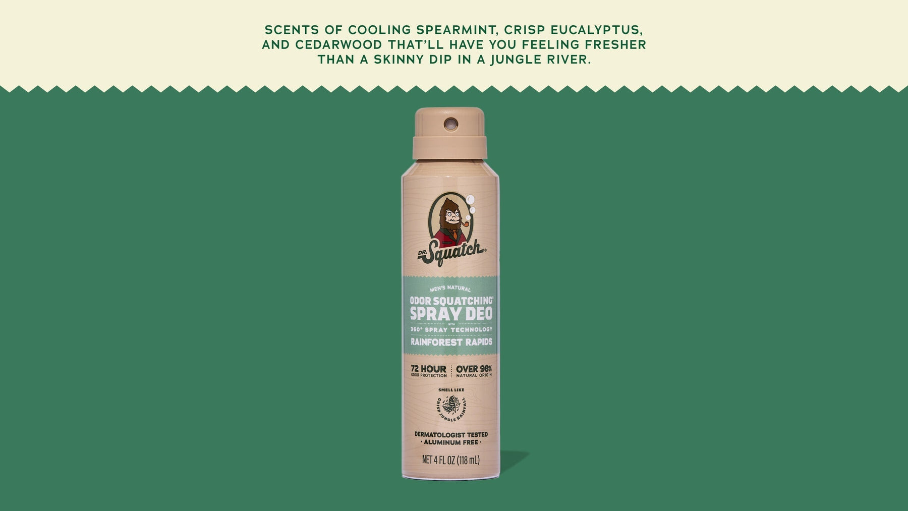 Rainforest Rapids Spray Deodorant - Daily Clean Shield