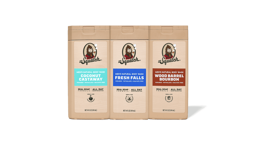Body Wash 3-Pack - Fresh Travel Rotation
