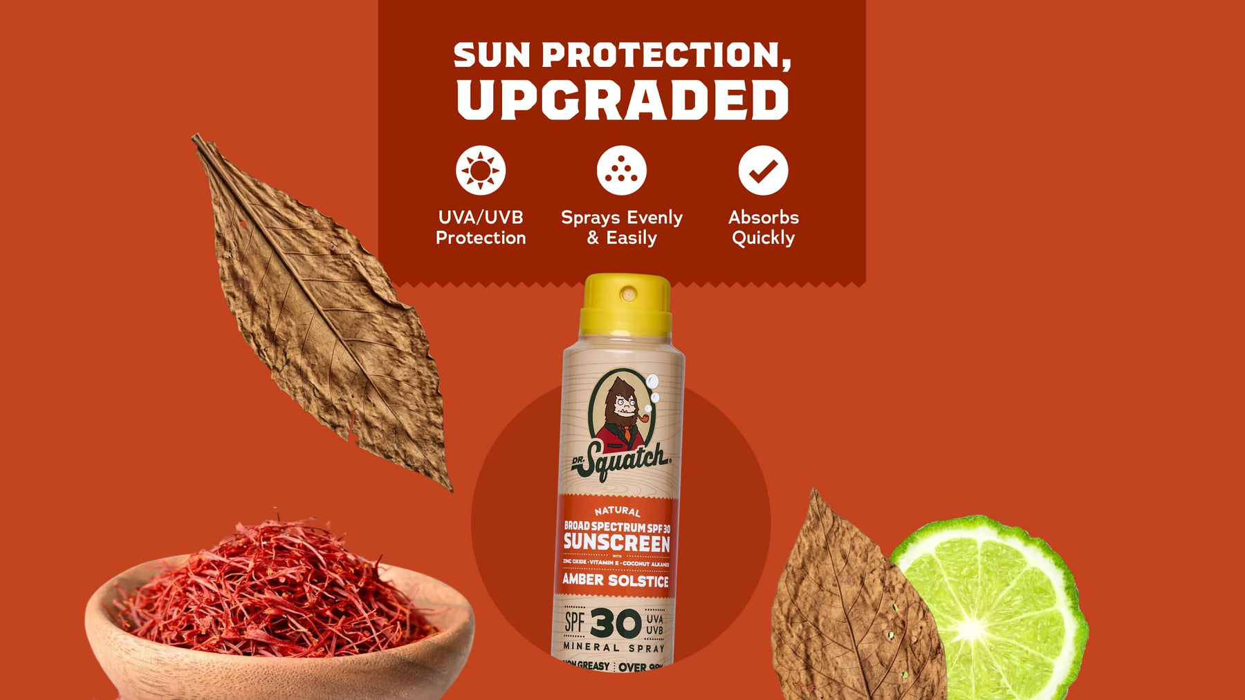 Amber Solstice Spray Sunscreen - Active Shield