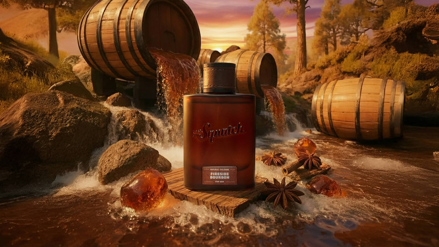 Fireside Bourbon Cologne - Clean Daily Finish