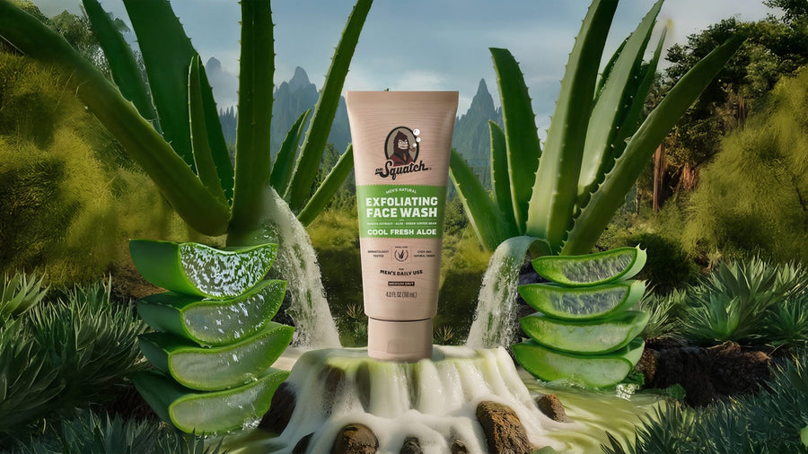 Cool Fresh Aloe Exfoliating Face Wash - Simple Outdoor Profile