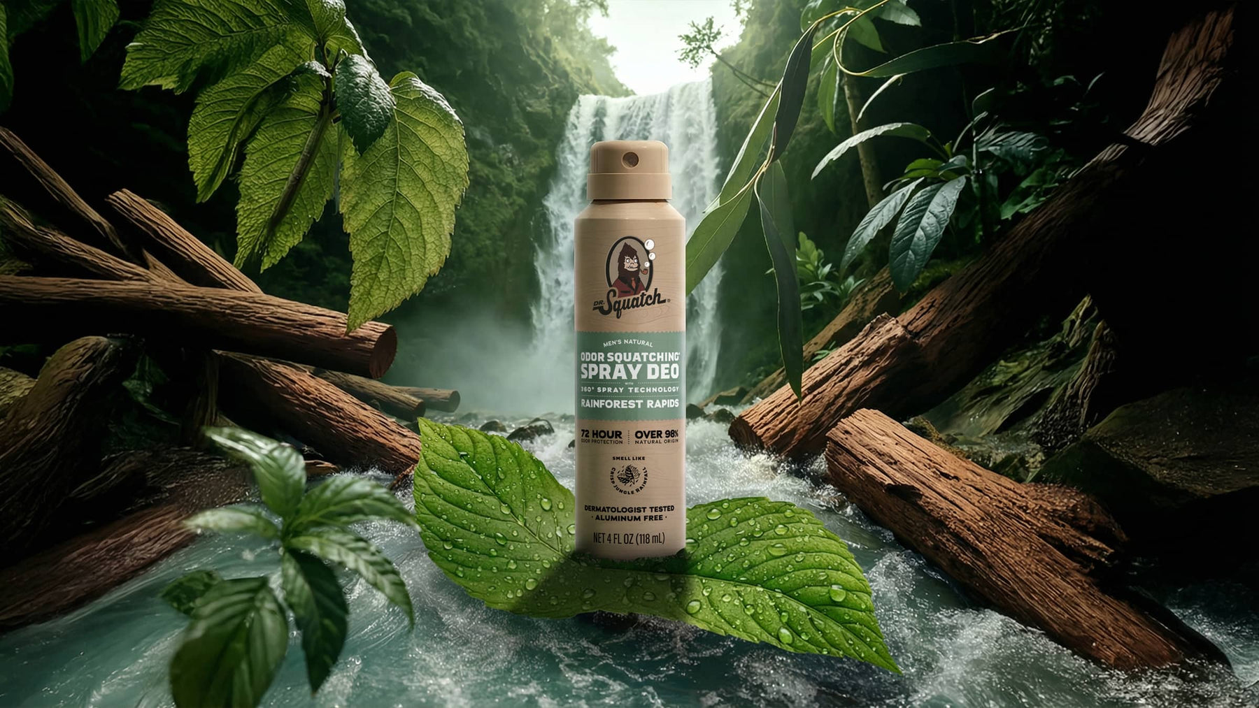 Rainforest Rapids Spray Deodorant - Daily Clean Shield