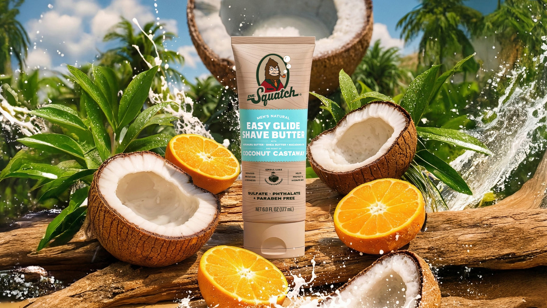 Easy Glide Shave Butter Coconut Castaway - Travel Outdoor Routine