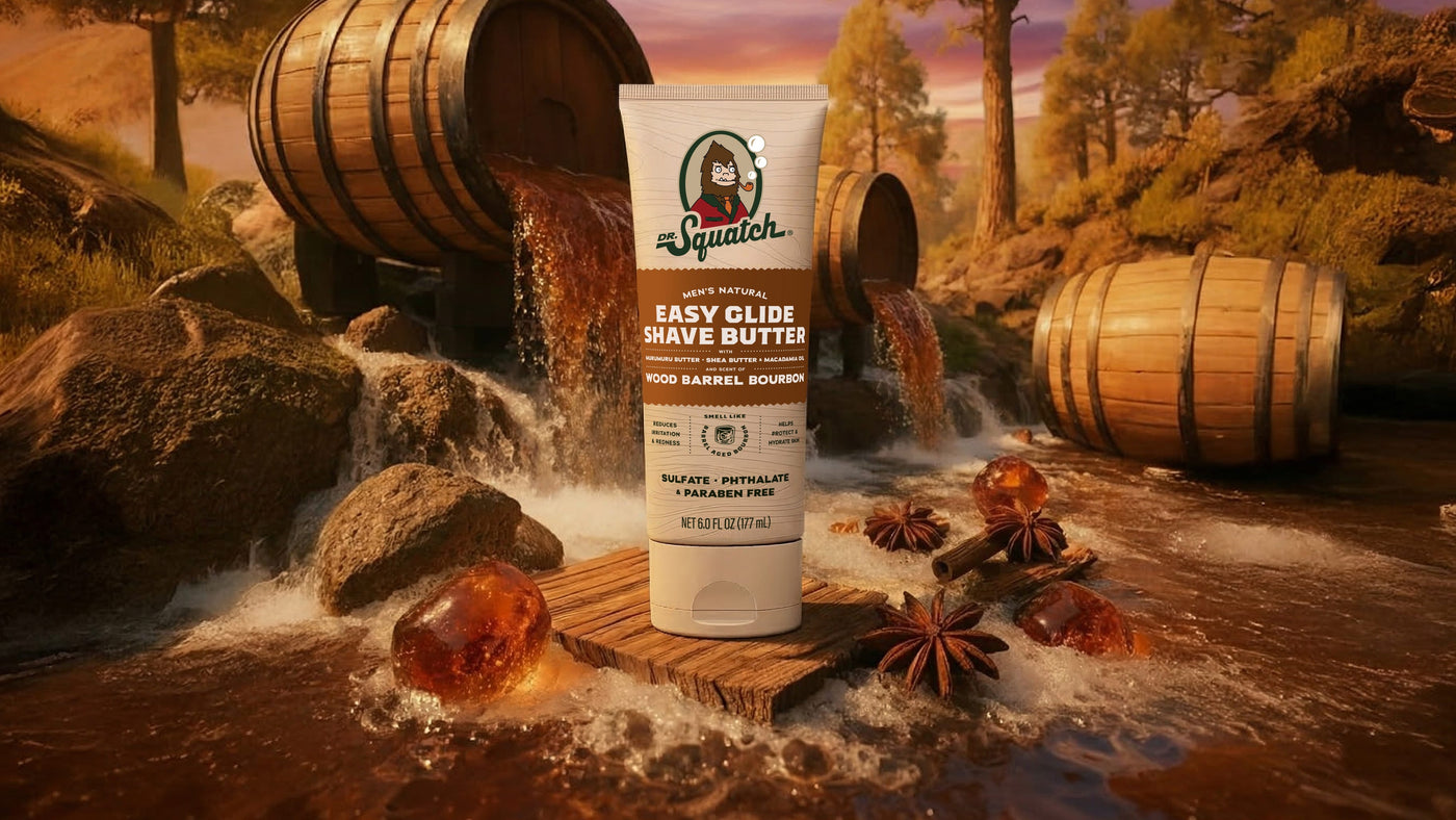 Easy Glide Shave Butter Wood Barrel Bourbon - Outdoor Fresh Lather