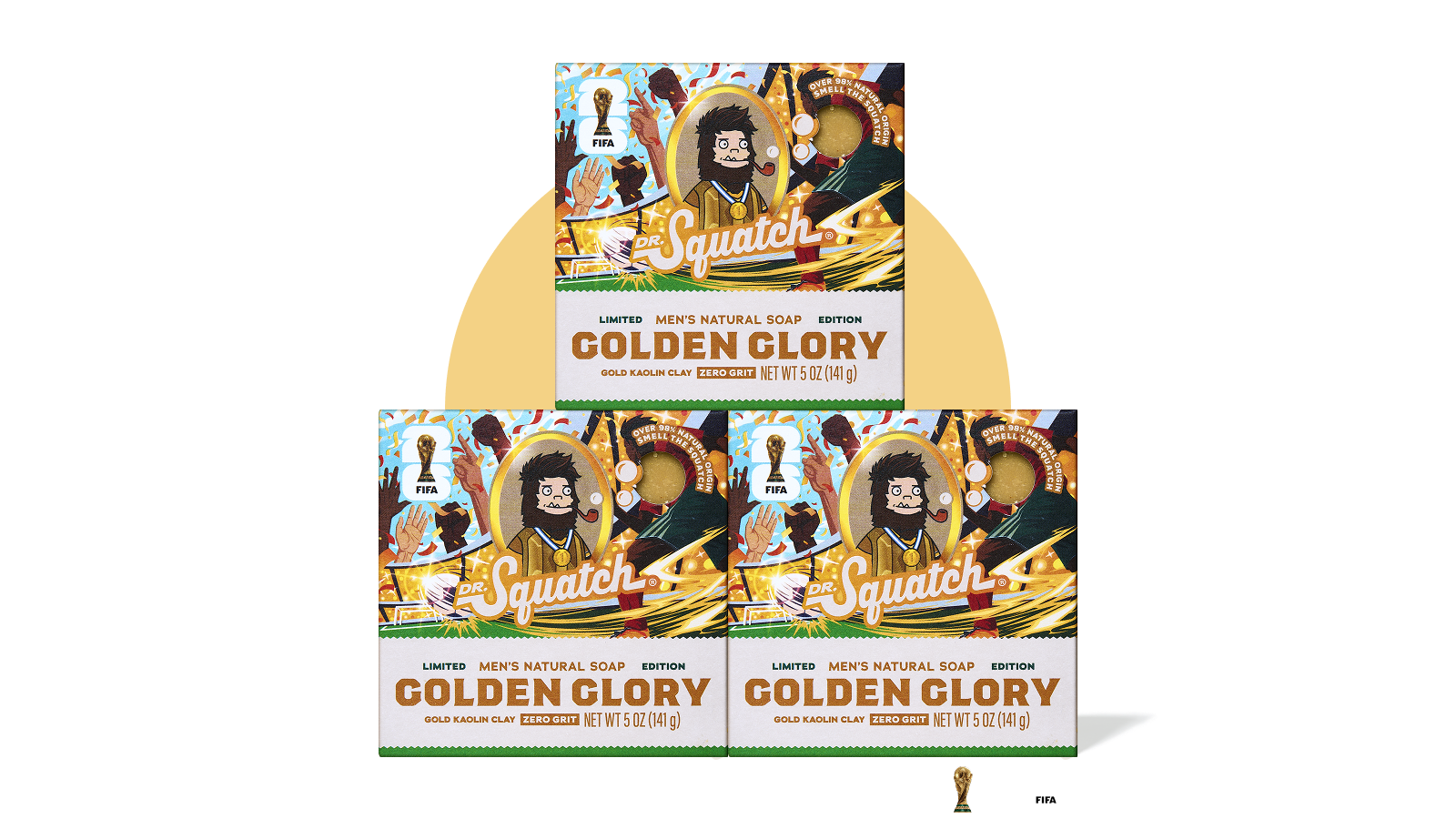 FIFA Golden Glory 3-Pack Bar Soap Bundle - Active Hero Pick