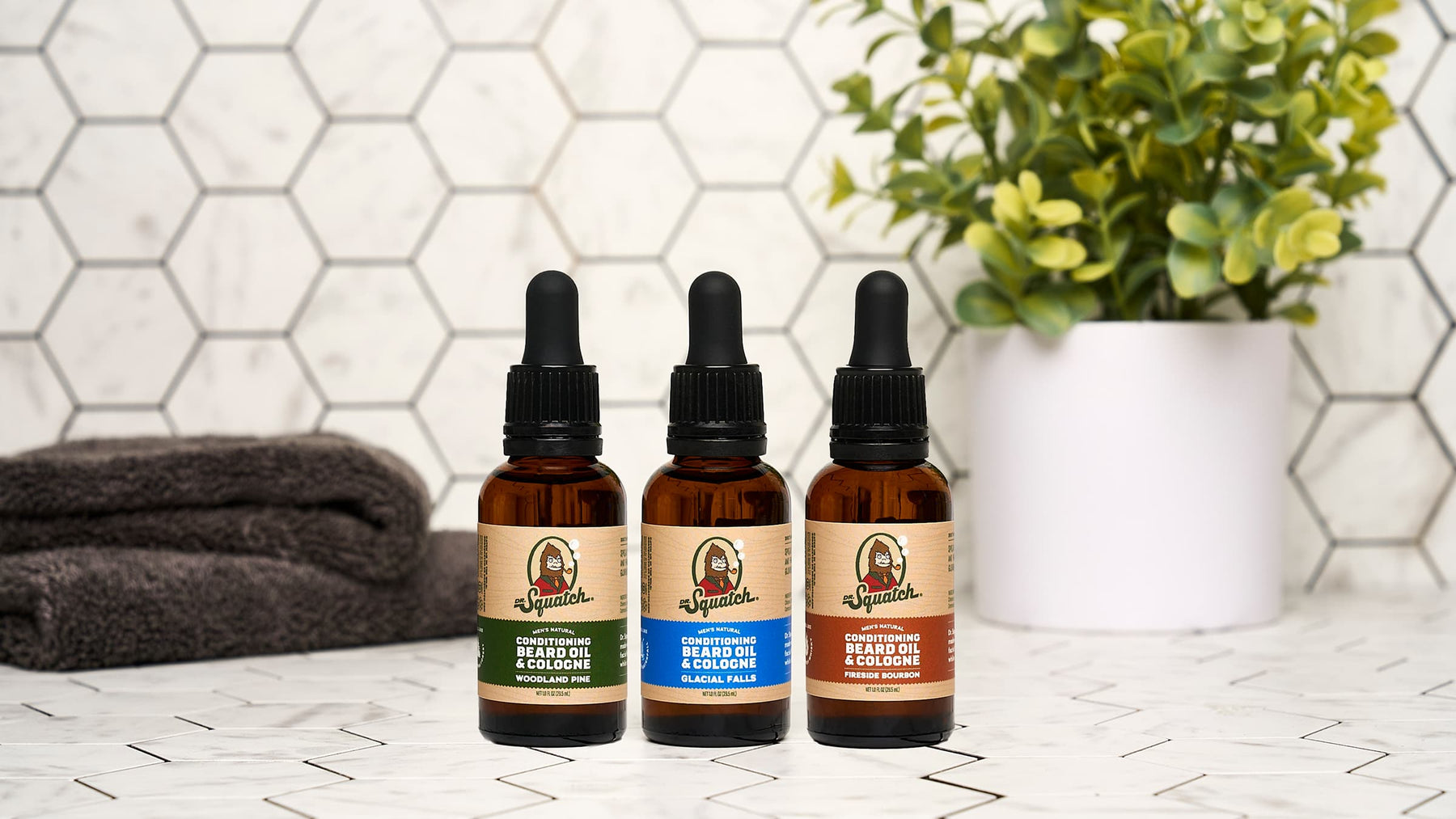 Conditioning Beard Oil & Cologne Woodland Pine - Fresh Daily Style