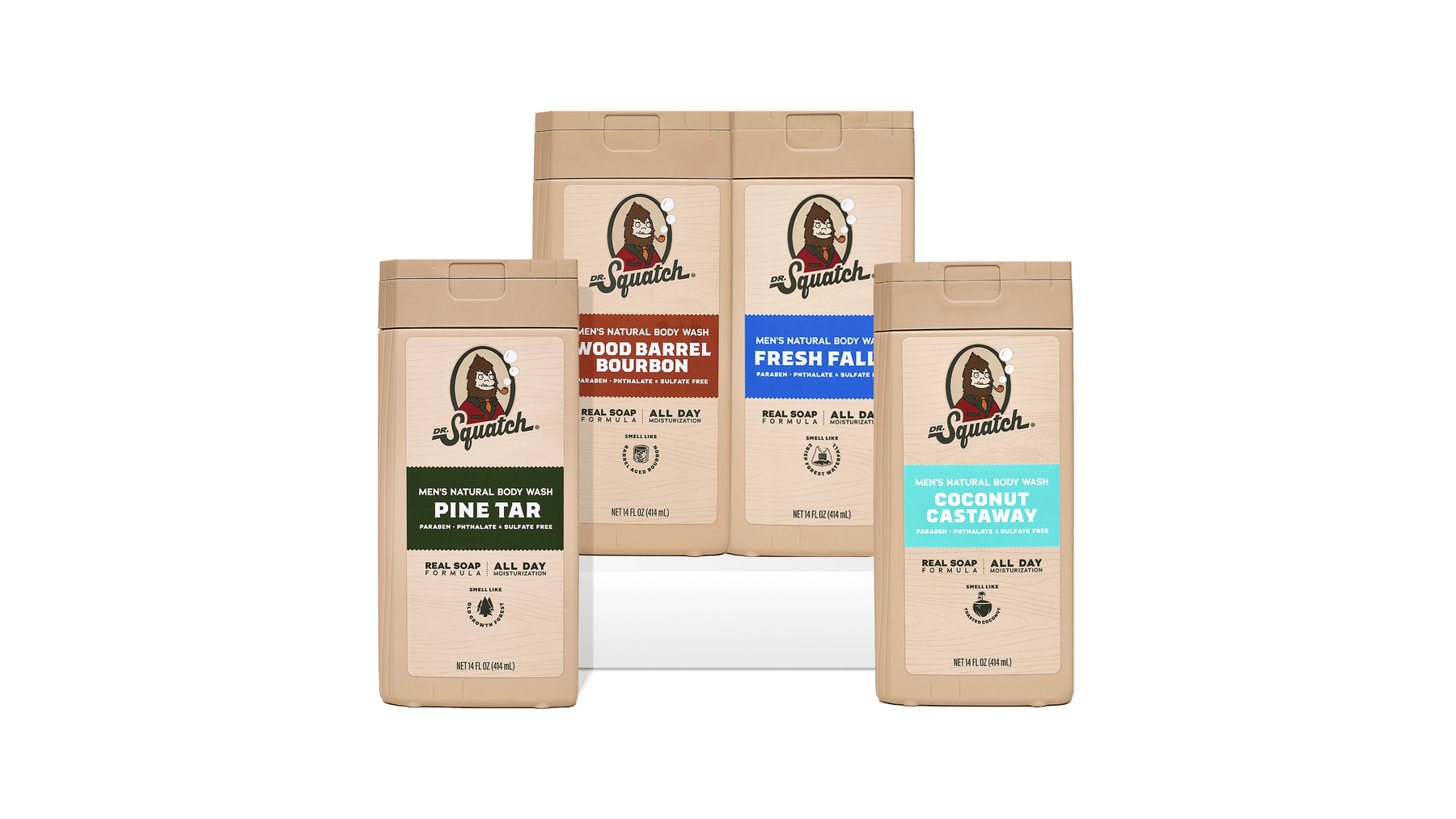 Body Wash 4-Pack - Travel Hero Rotation